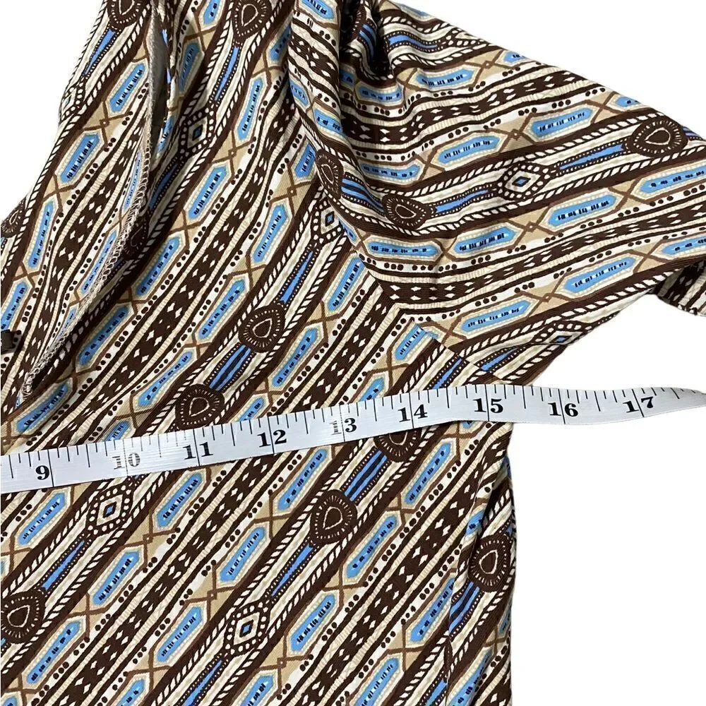 J. McLaughin Dress XS Abstract Nylon Spandex - Picture 6 of 7